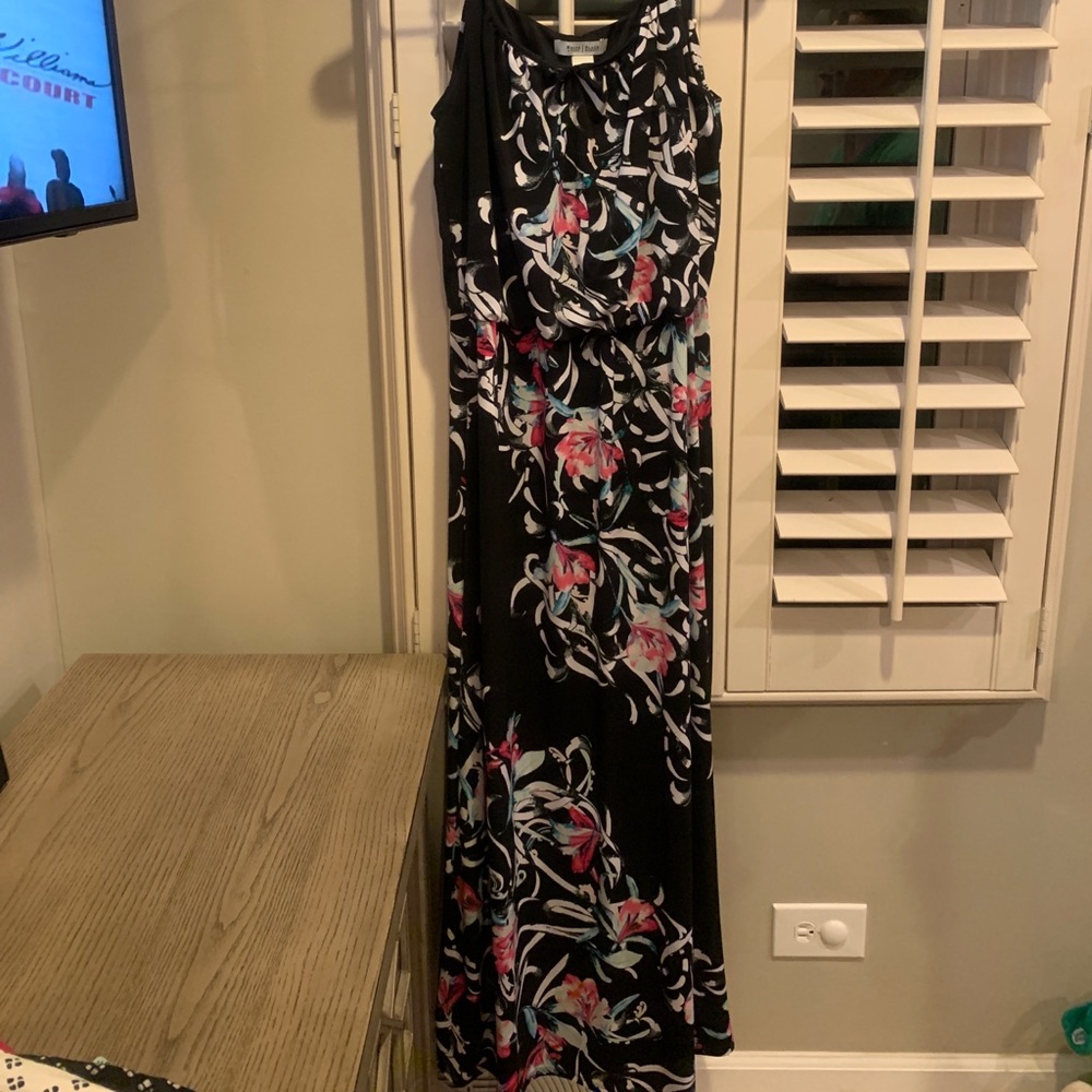 White House Black Market floral print dress